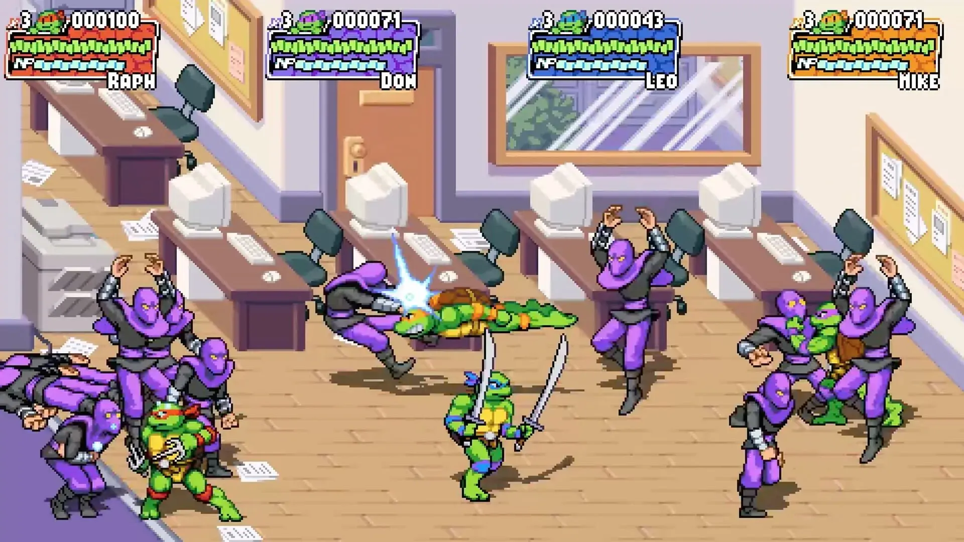 Teenage Mutant Ninja Turtles: Shredder's Revenge - akcja w grze