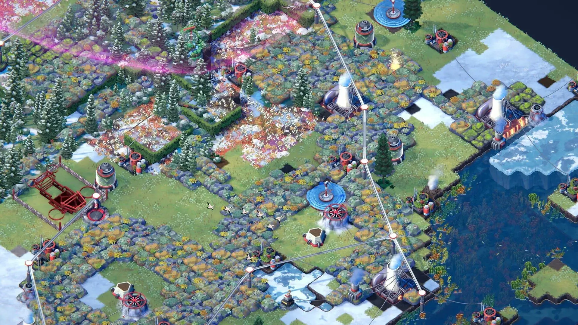 Terra Nil: Deluxe Edition - gameplay screenshot