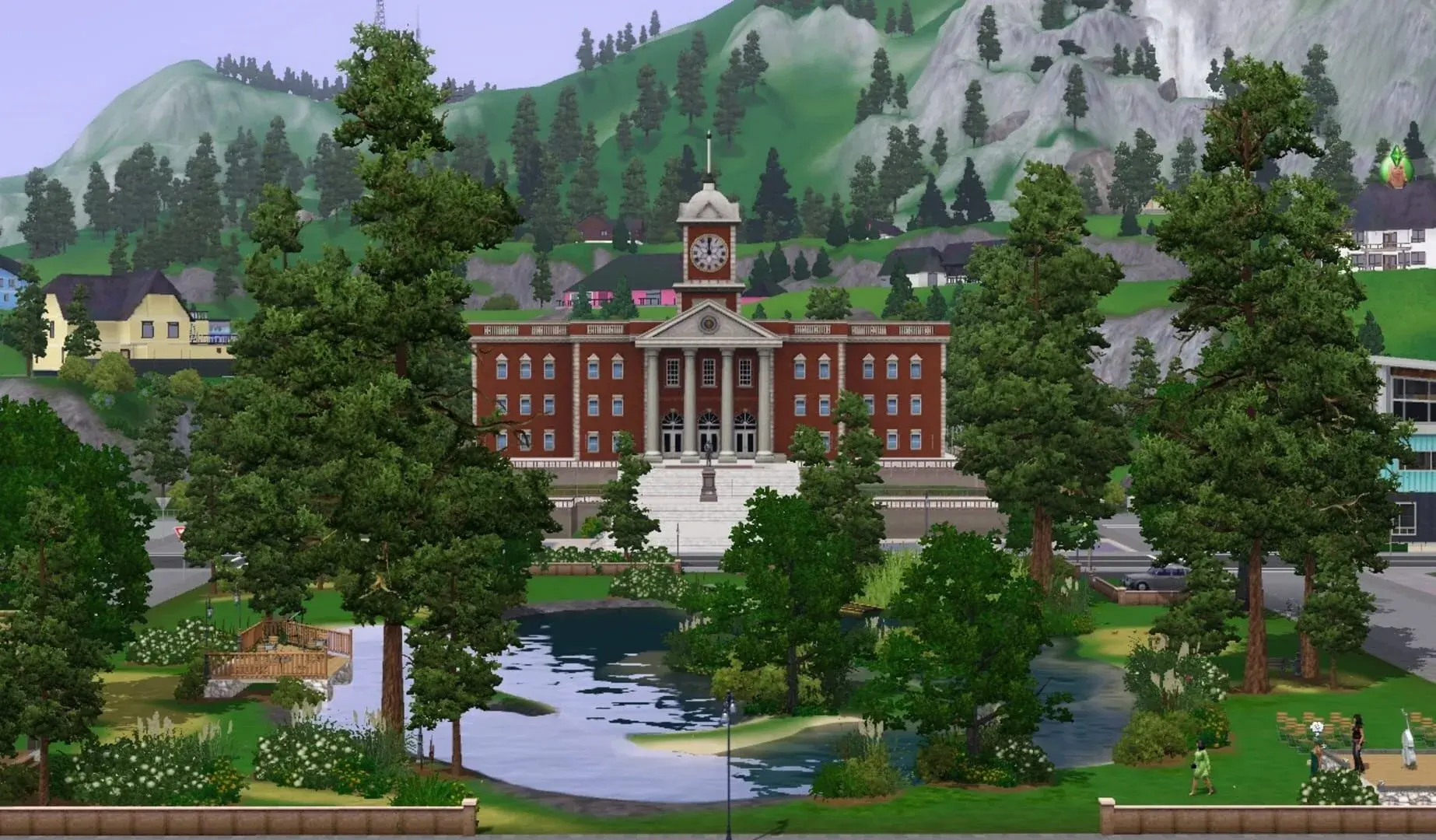 The Sims 3: Hidden Springs - świat gry, lokacja