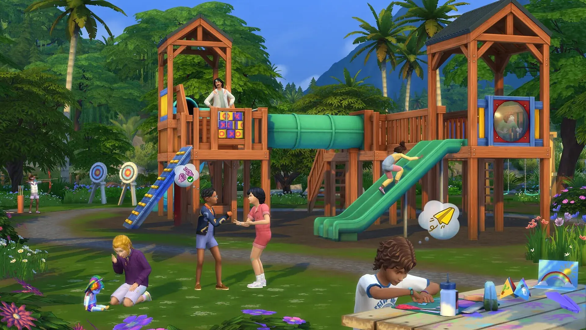 The Sims 4: Adventure Awaits - świat gry, lokacja