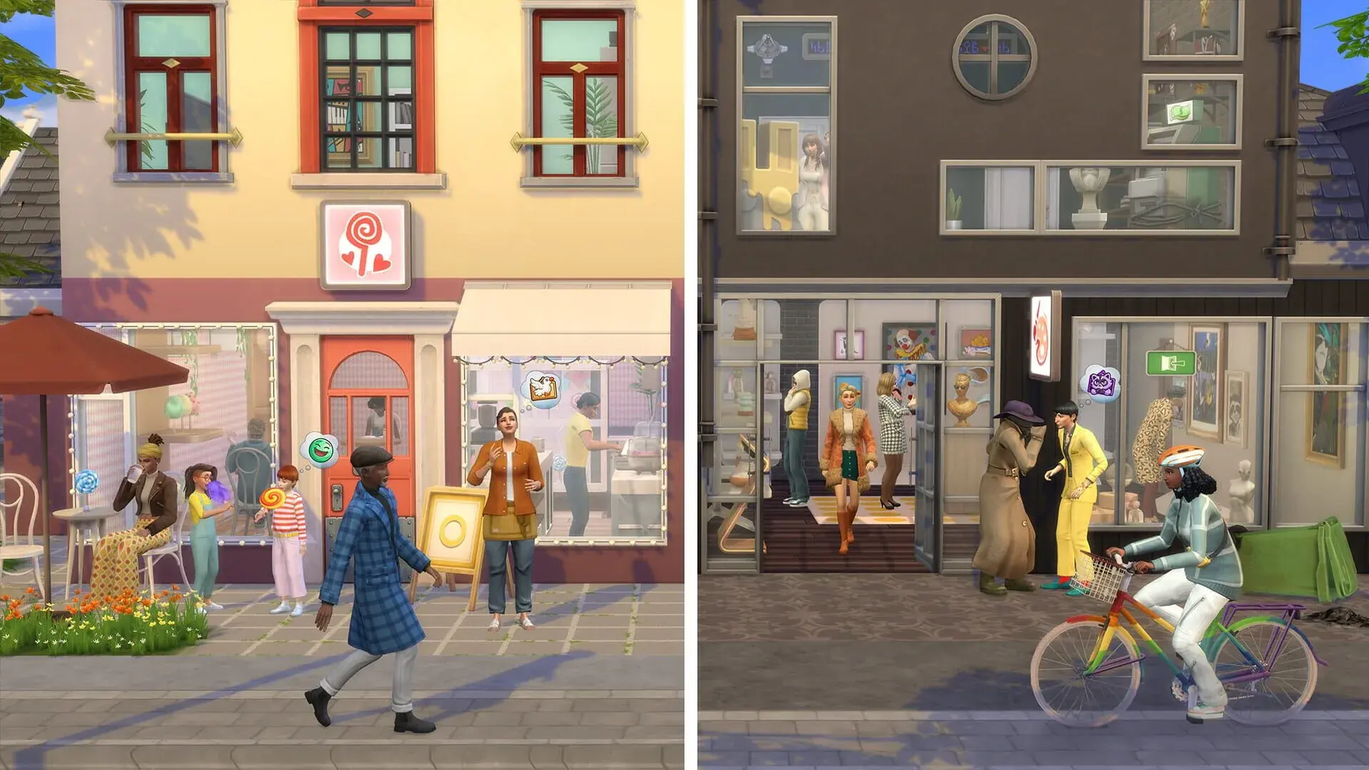 The Sims 4: Businesses & Hobbies - świat gry, lokacja