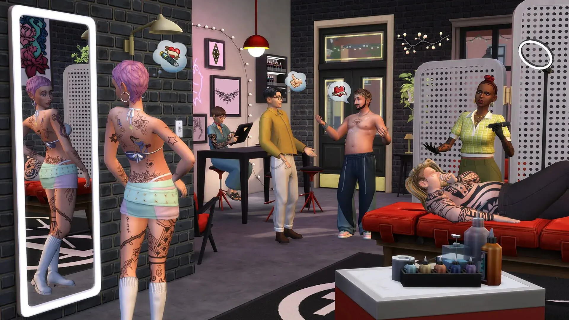 The Sims 4: Businesses & Hobbies - akcja w grze