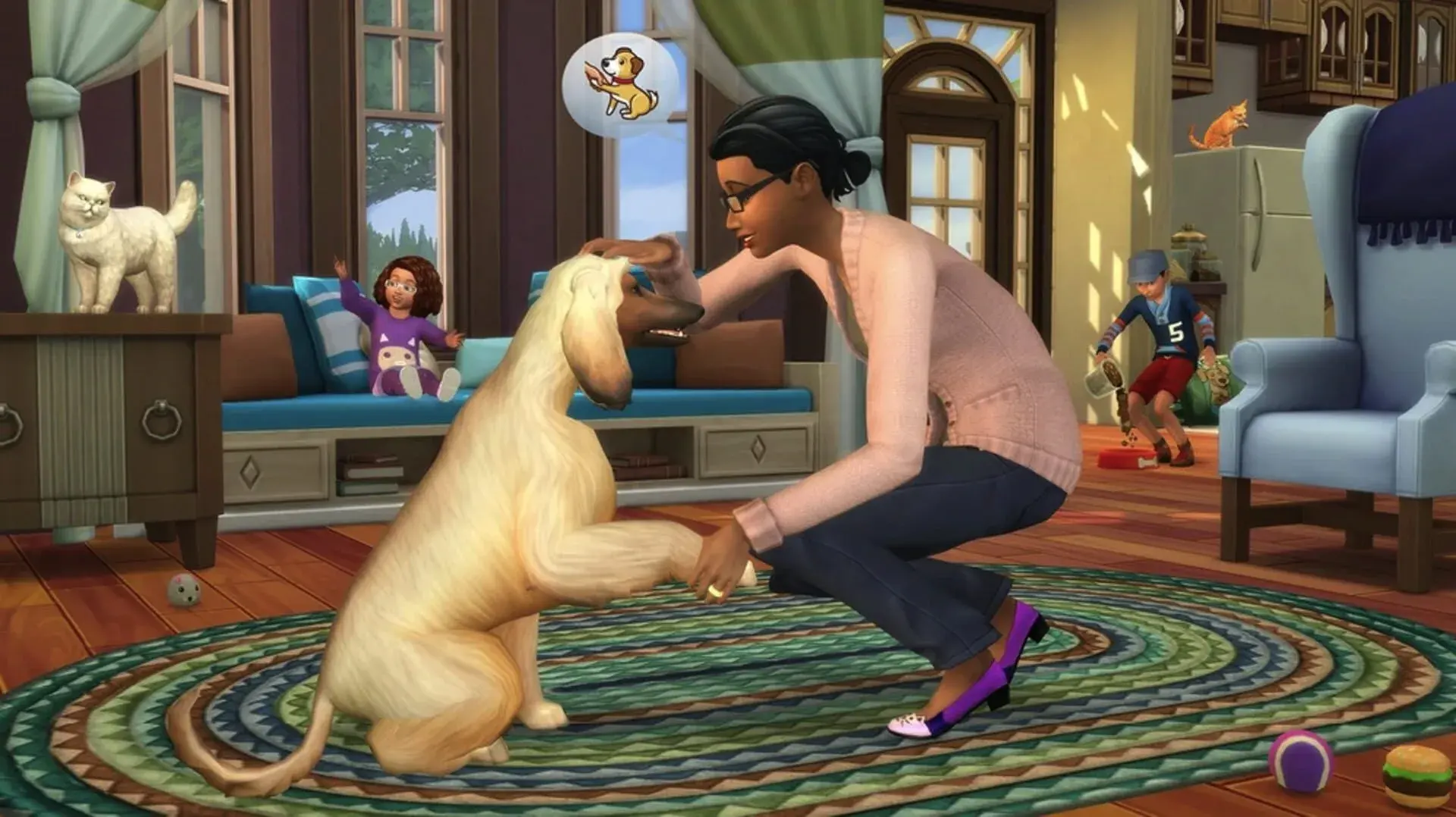 The Sims 4: Cats & Dogs - główny screenshot z gry