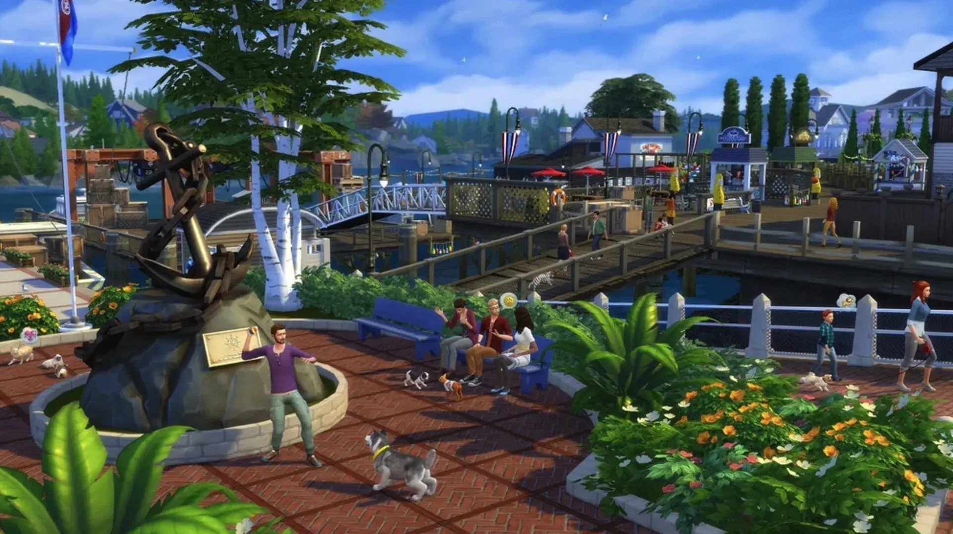 The Sims 4: Cats & Dogs - świat gry, lokacja