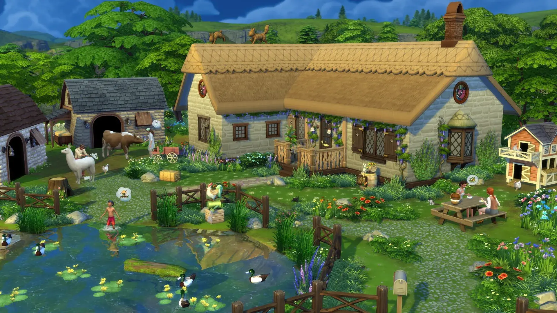 The Sims 4: Cottage Living (Xbox Series & PC) - świat gry, lokacja
