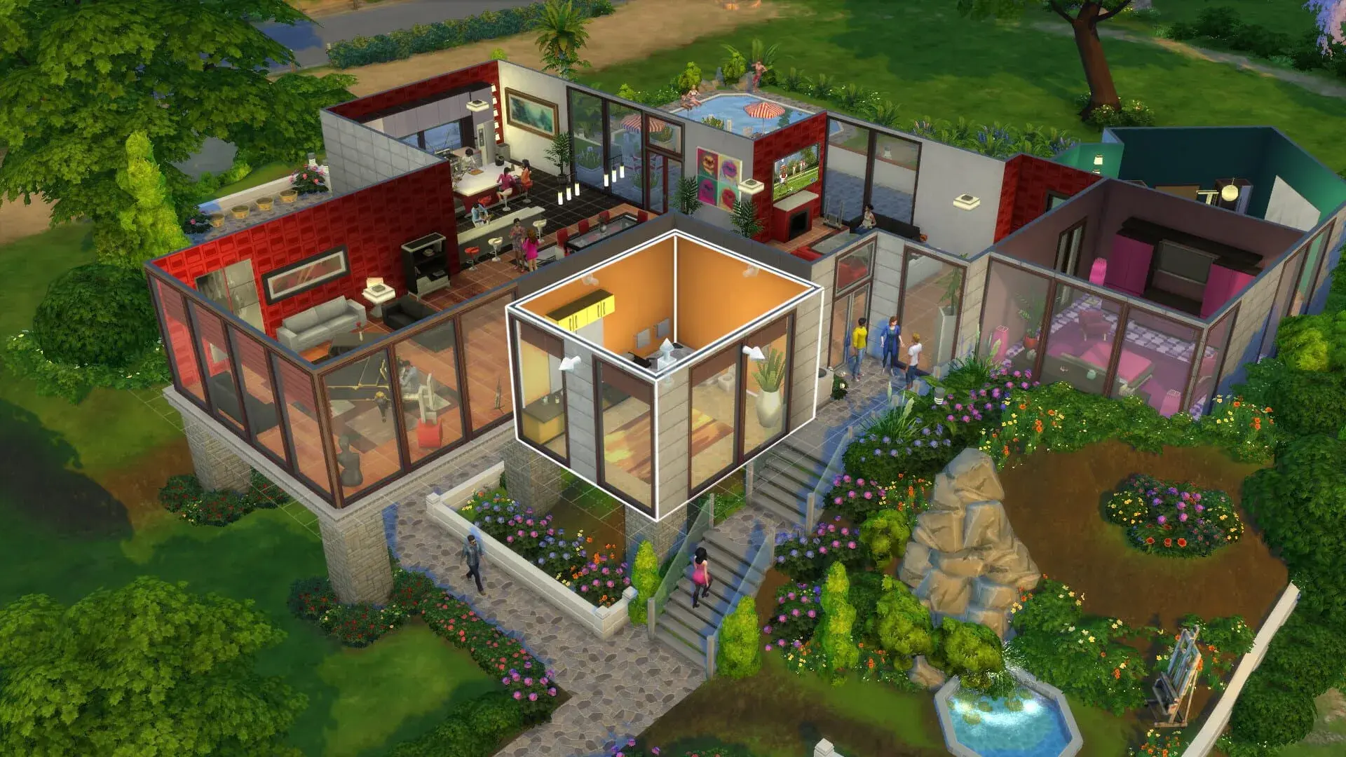 The Sims 4: Deluxe Party Edition - główny screenshot z gry