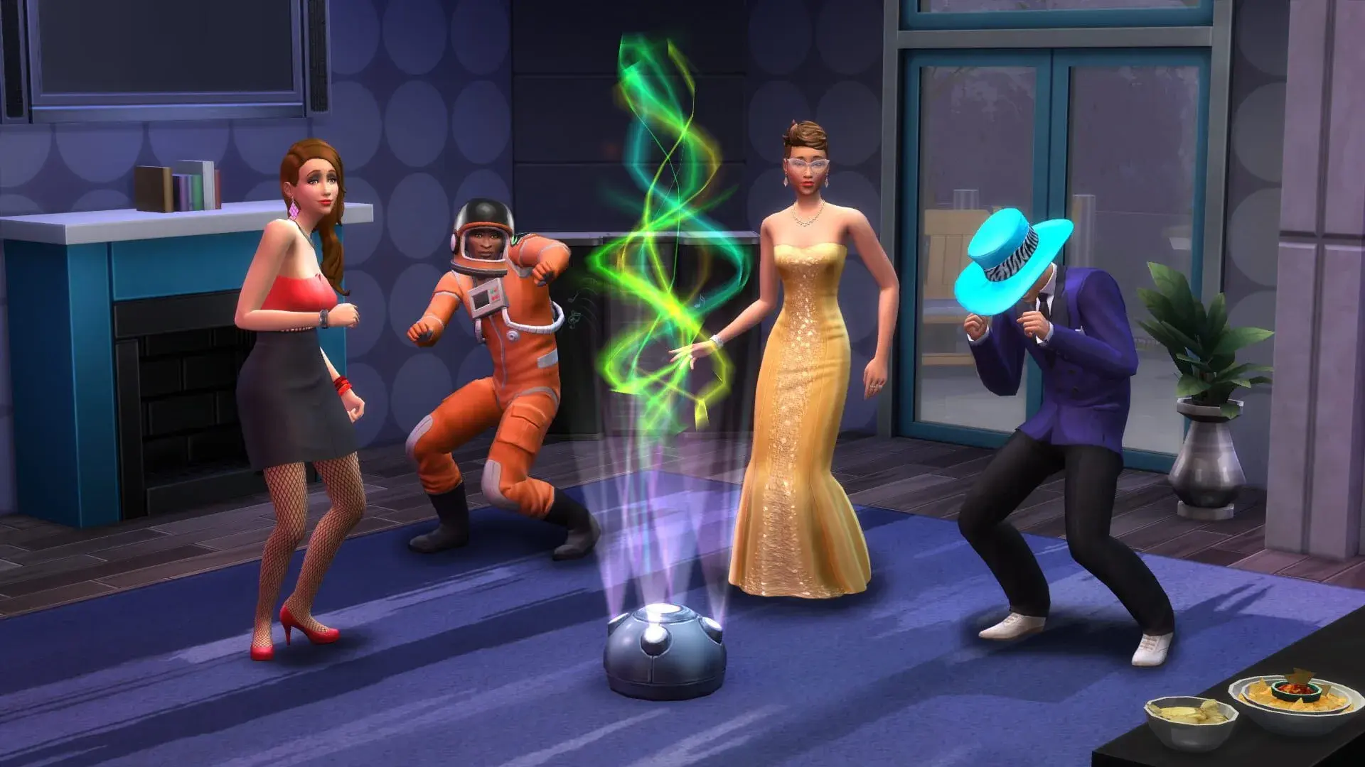 The Sims 4: Deluxe Party Edition - świat gry, lokacja