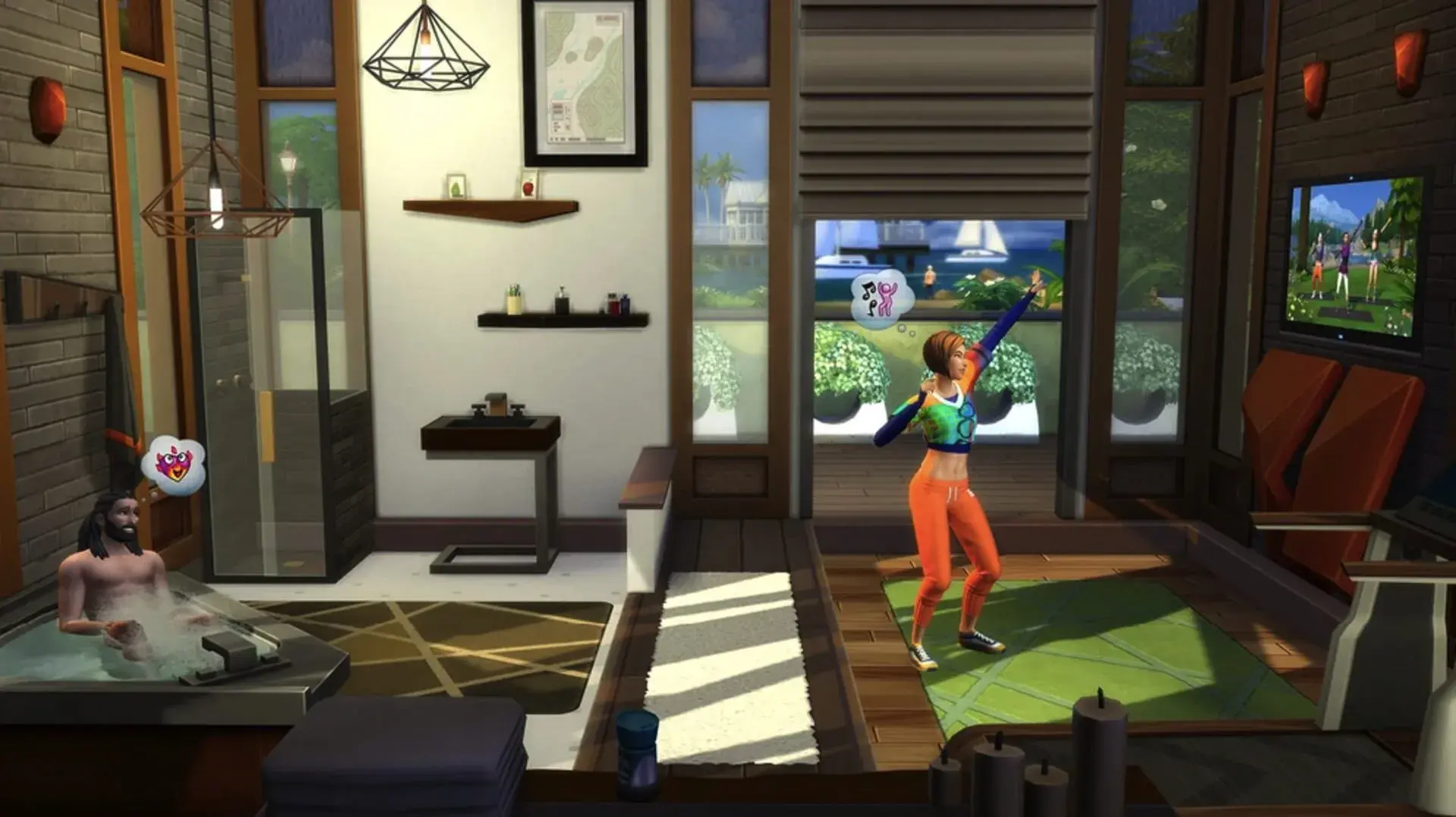 The Sims 4: Fitness Stuff - obrazek z gry