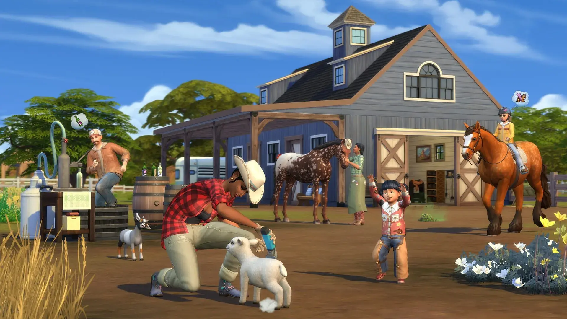 The Sims 4: Horse Ranch - akcja w grze