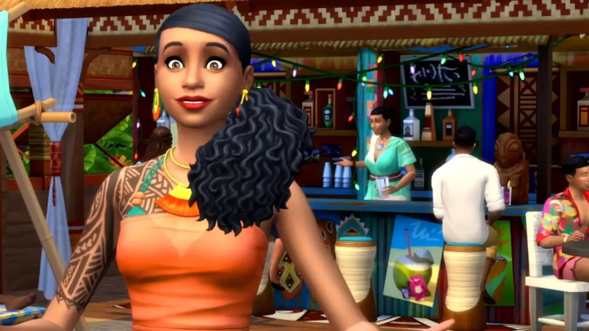 The Sims 4: Island Living - główny screenshot z gry