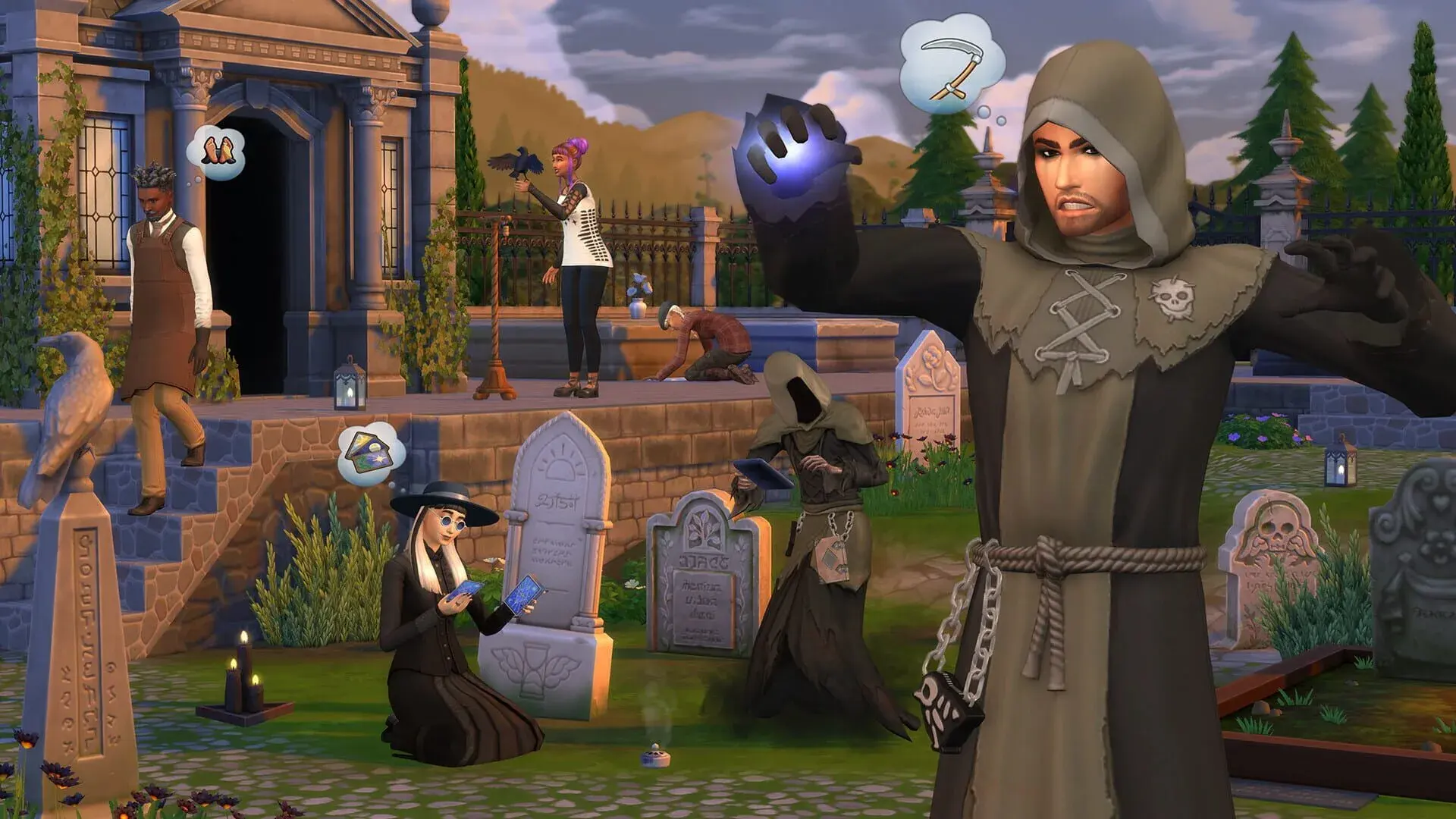 The Sims 4: Life and Death - świat gry, lokacja