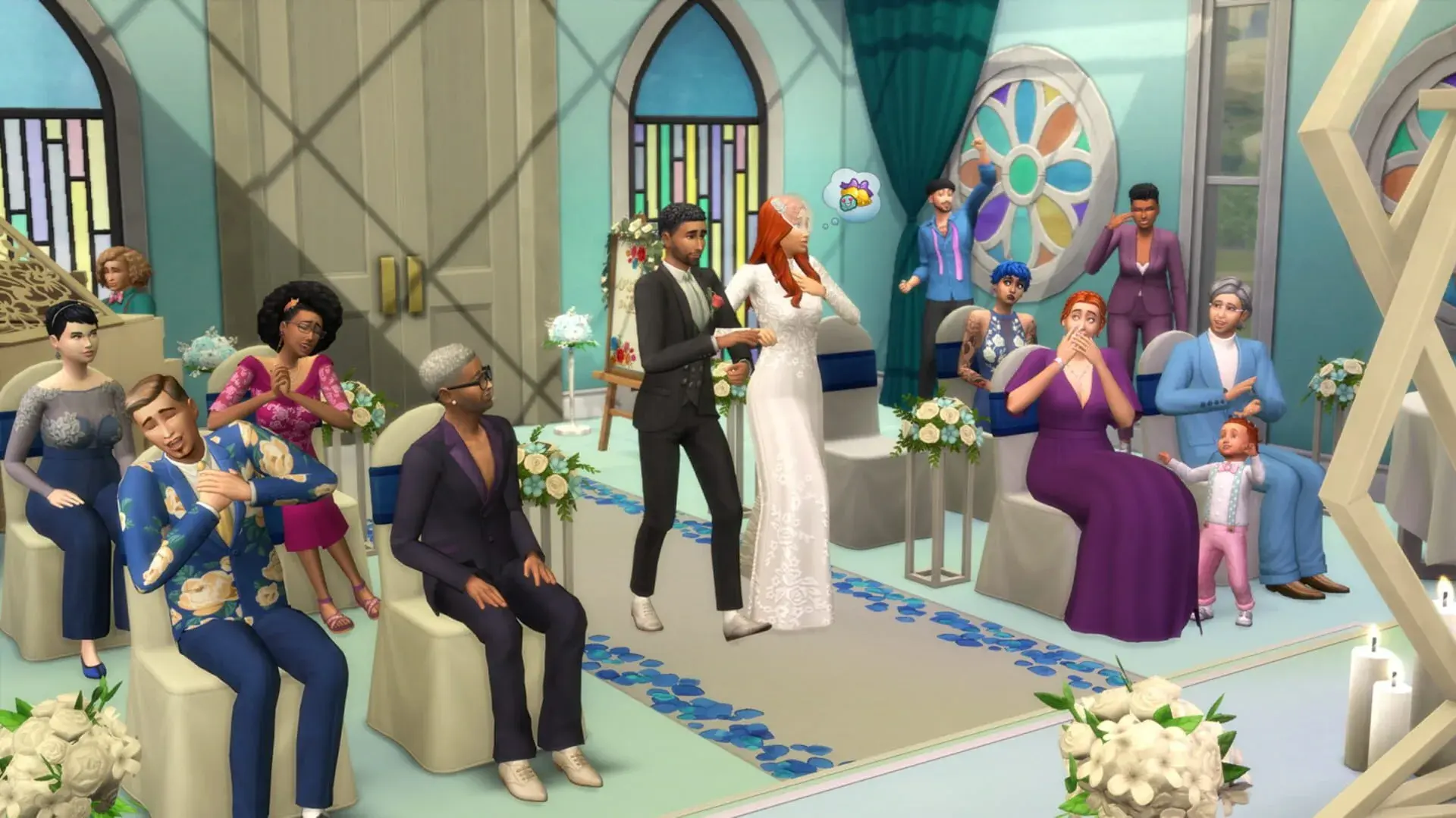 The Sims 4: My Wedding Stories - akcja w grze