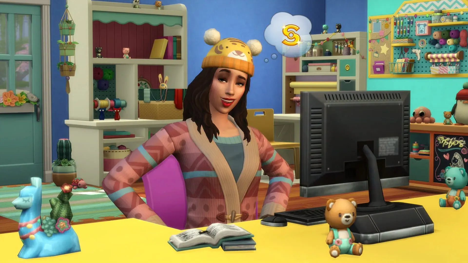 The Sims 4: Nifty Knitting Stuff - główny screenshot z gry