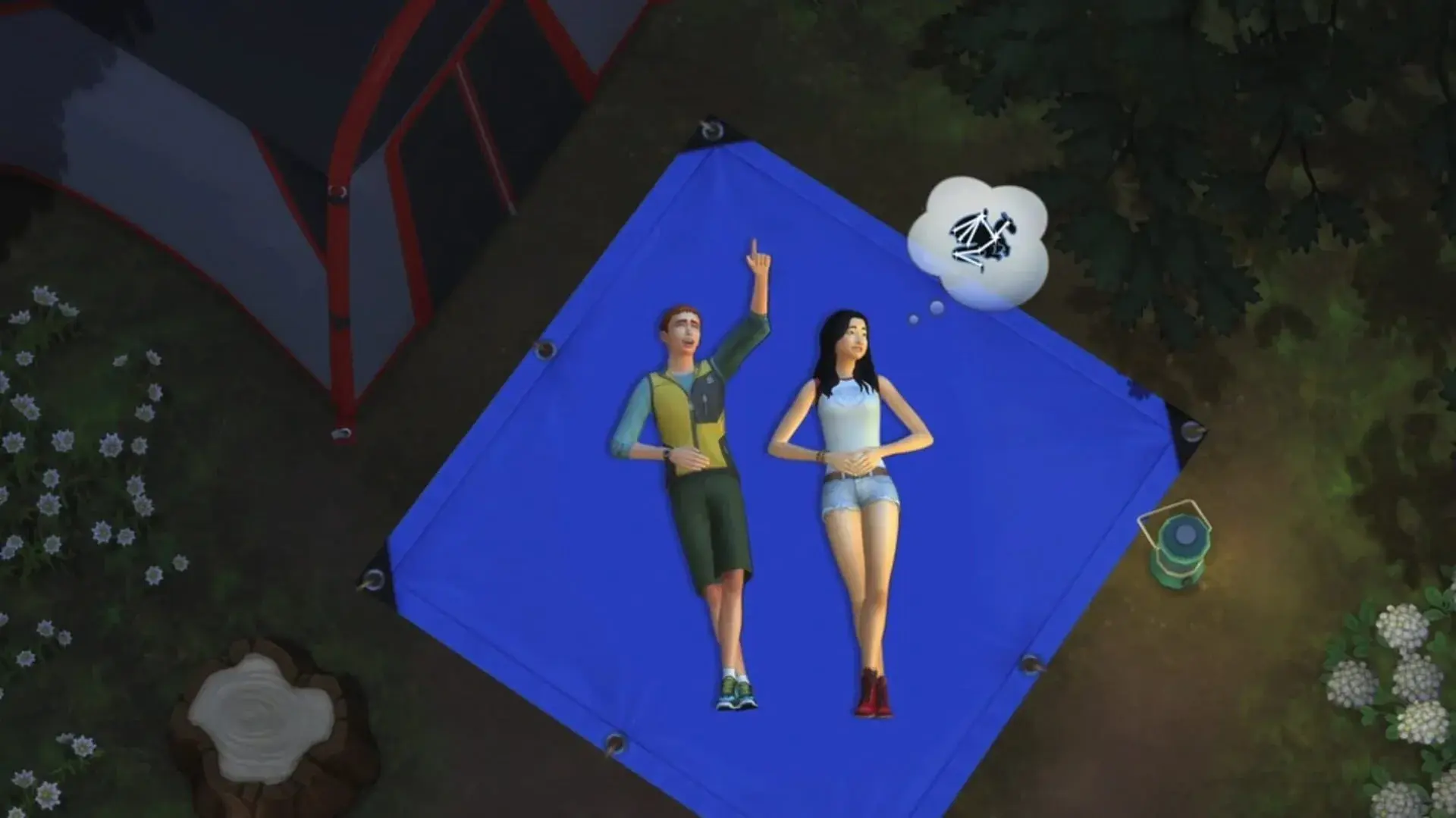 The Sims 4: Outdoor Retreat - akcja w grze