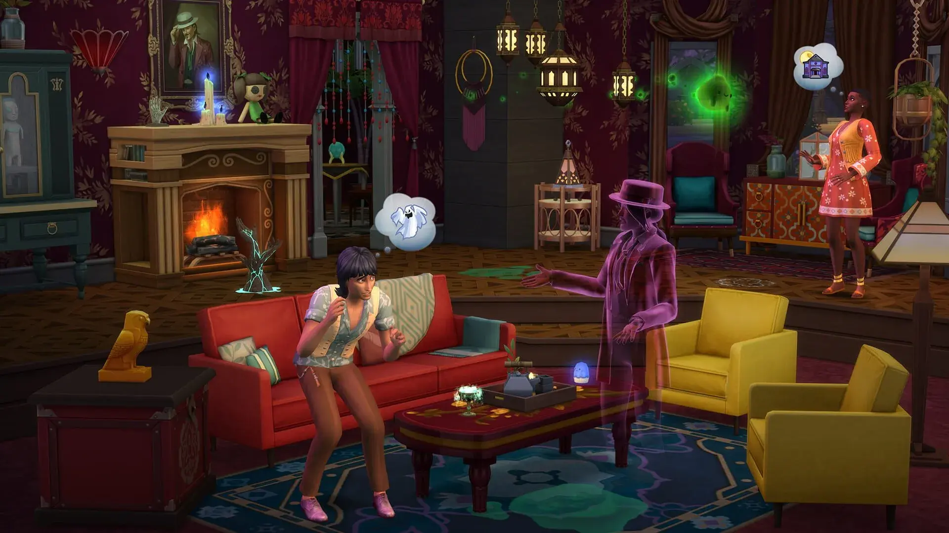 The Sims 4: Paranormal Stuff - główny screenshot z gry