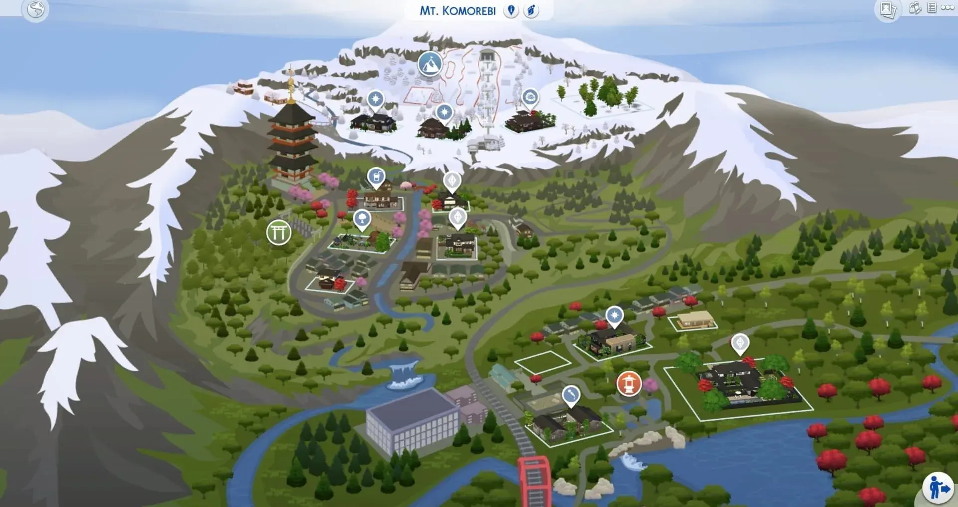 The Sims 4: Snowy Escape - główny screenshot z gry