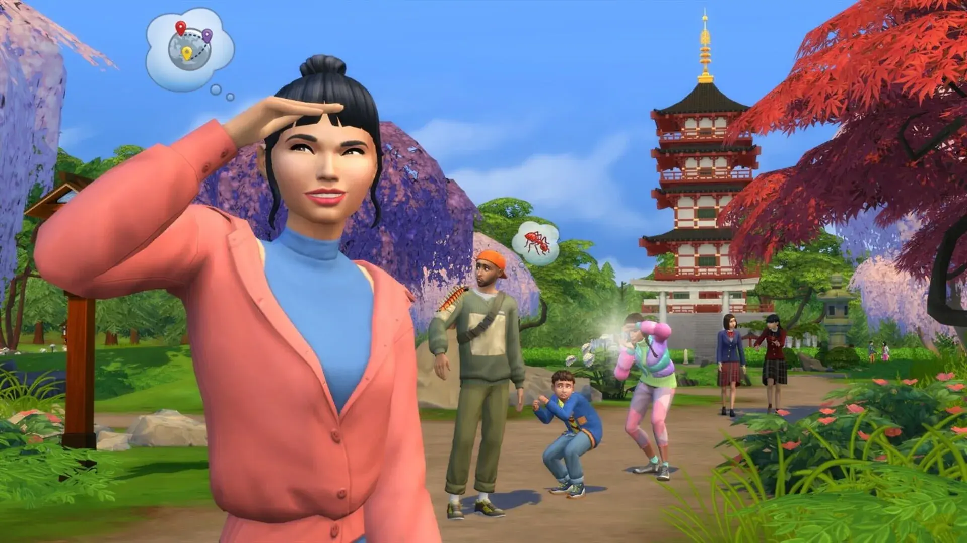 The Sims 4: Snowy Escape - świat gry, lokacja