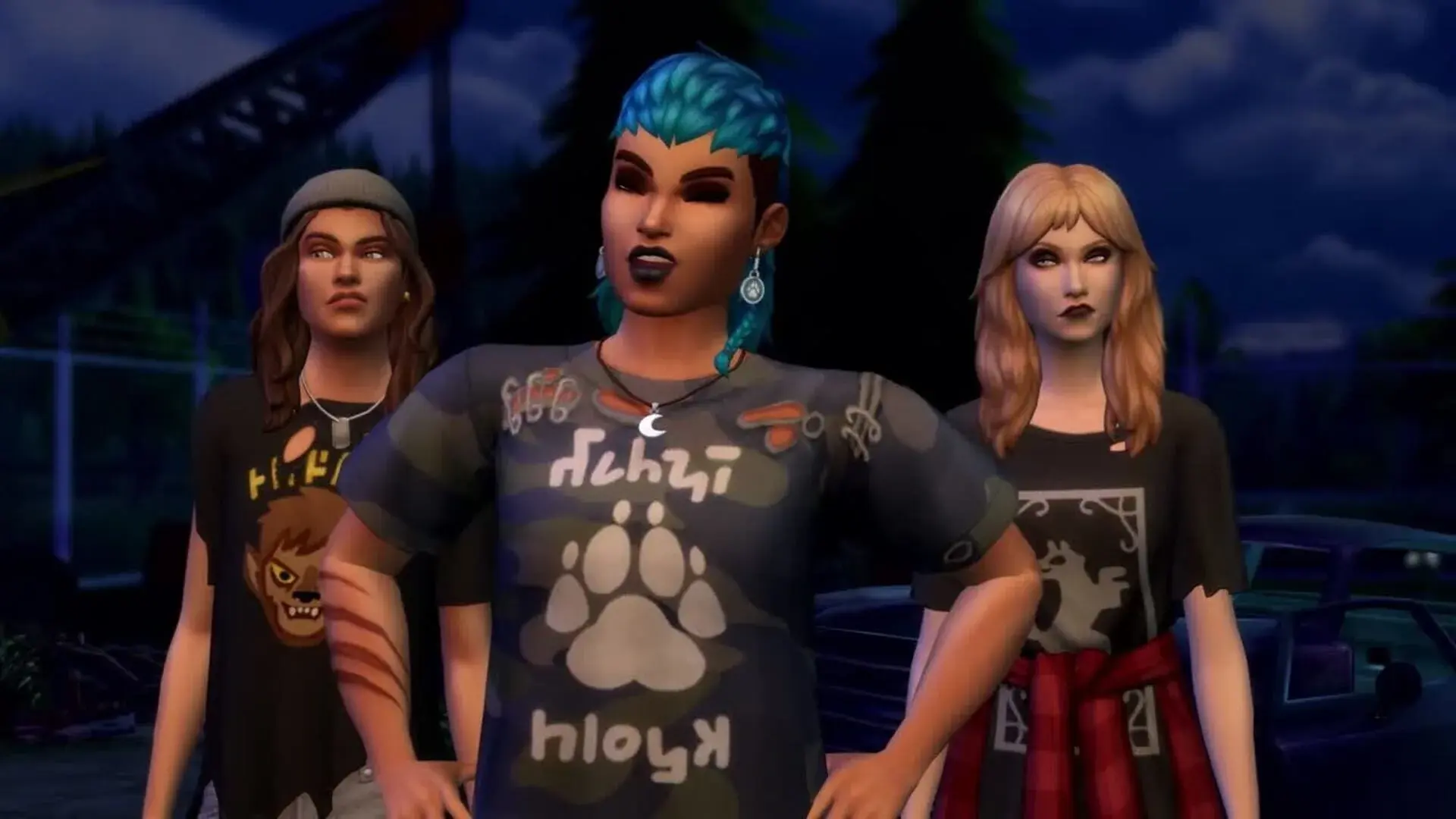 The Sims 4: Werewolves - główny screenshot z gry