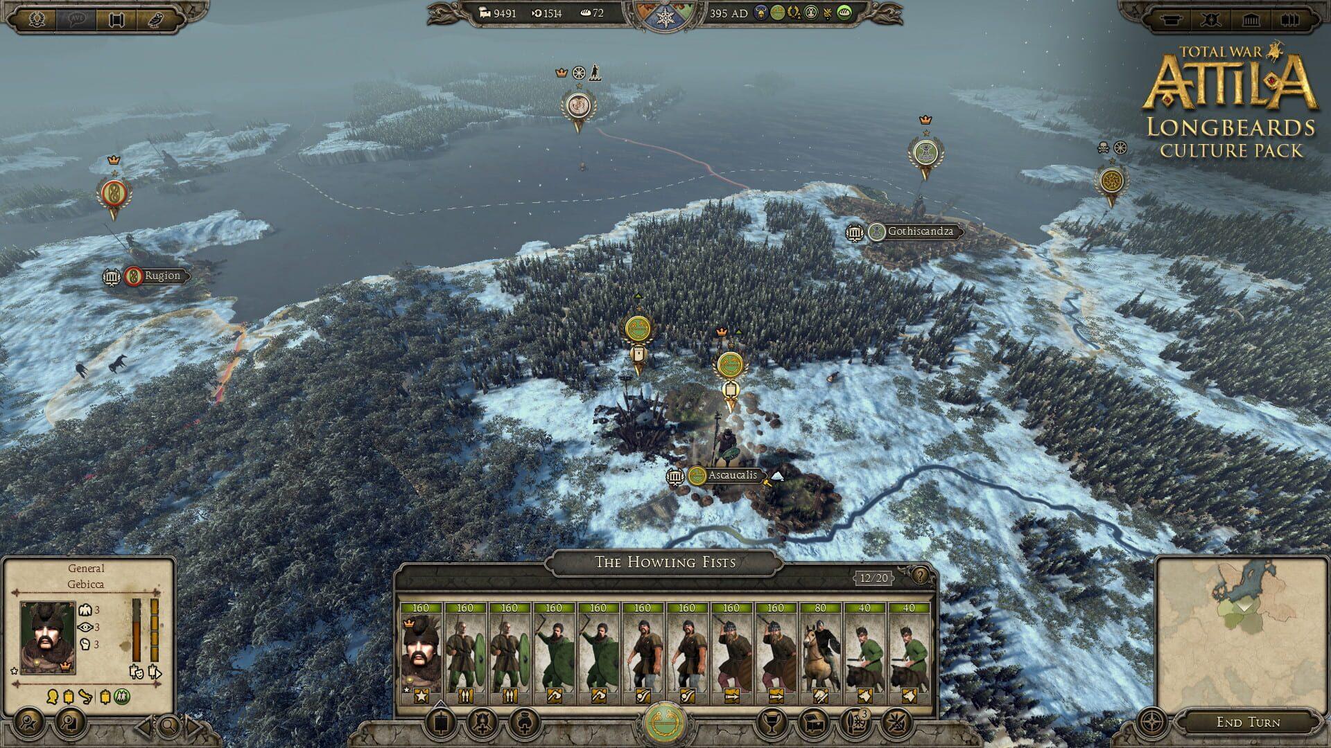 Total War: Attila - Longbeards Culture Pack - świat gry, lokacja