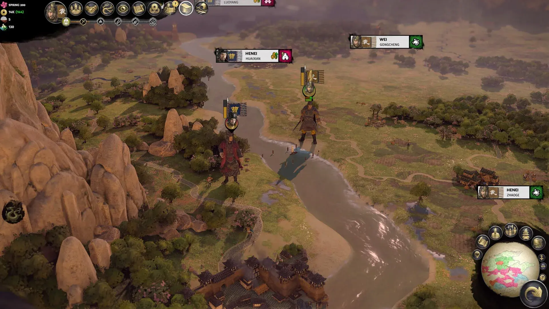 Total War: Three Kingdoms - Fates Divided - akcja w grze