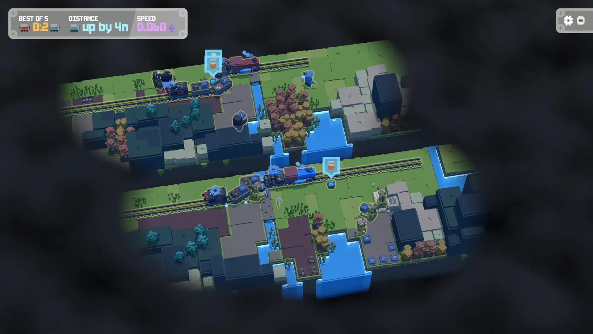 Unrailed 2: Back on Track - główny screenshot z gry