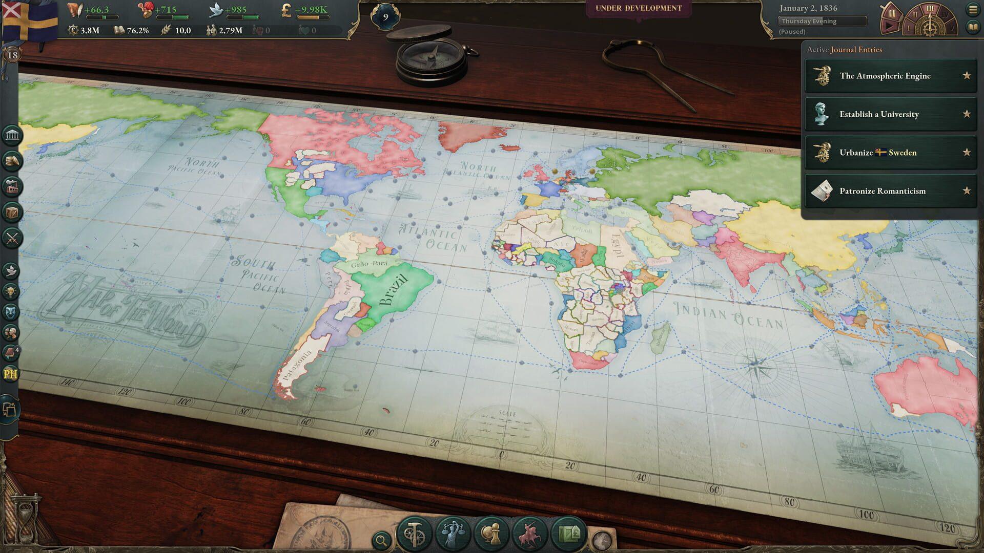 Victoria 3: National Awakening - Immersion Pack - świat gry, lokacja