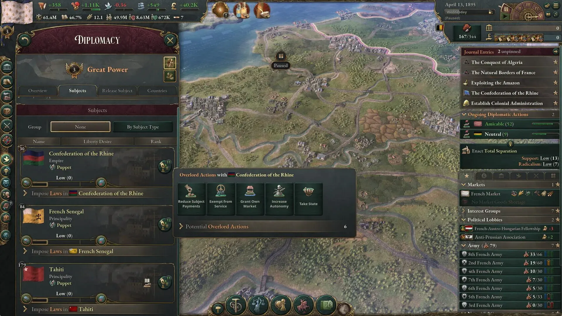 Victoria 3: Sphere of Influence - świat gry, lokacja