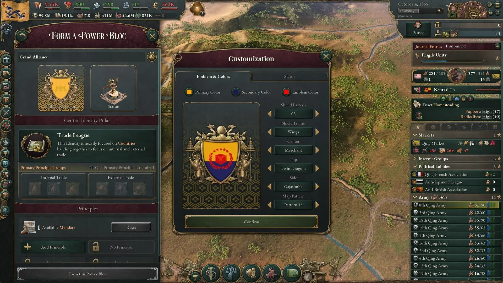 Victoria 3: Sphere of Influence - screenshot wysokiej jakości