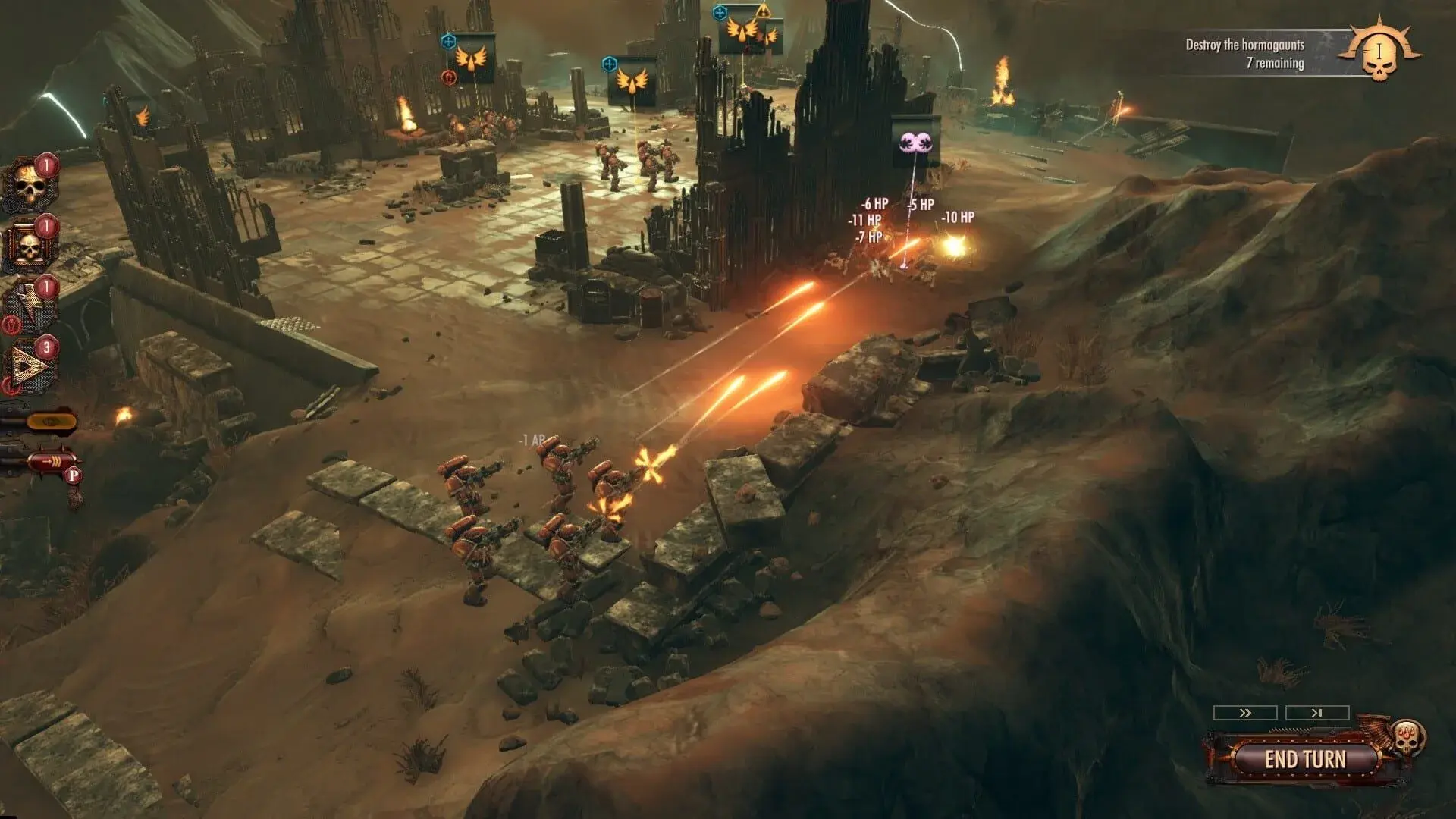 Warhammer 40,000: Battlesector: Deluxe Edition - akcja w grze