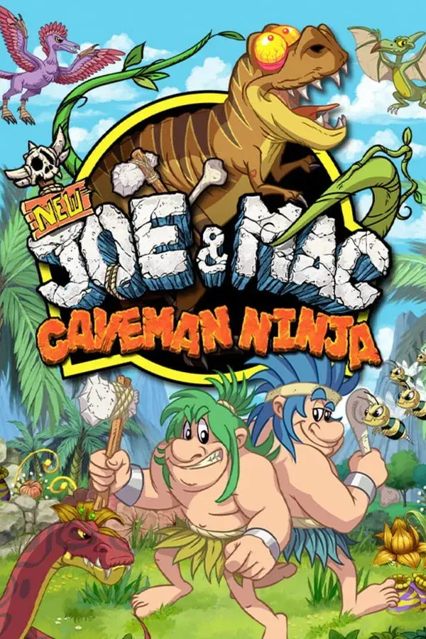 New Joe & Mac: Caveman Ninja cover art