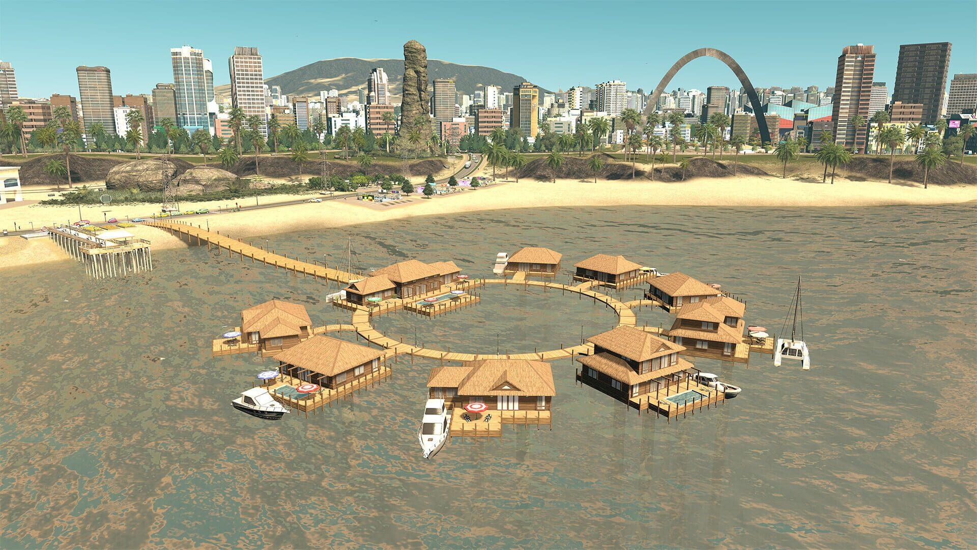 Cities: Skylines - Hotels & Retreats - świat gry, lokacja