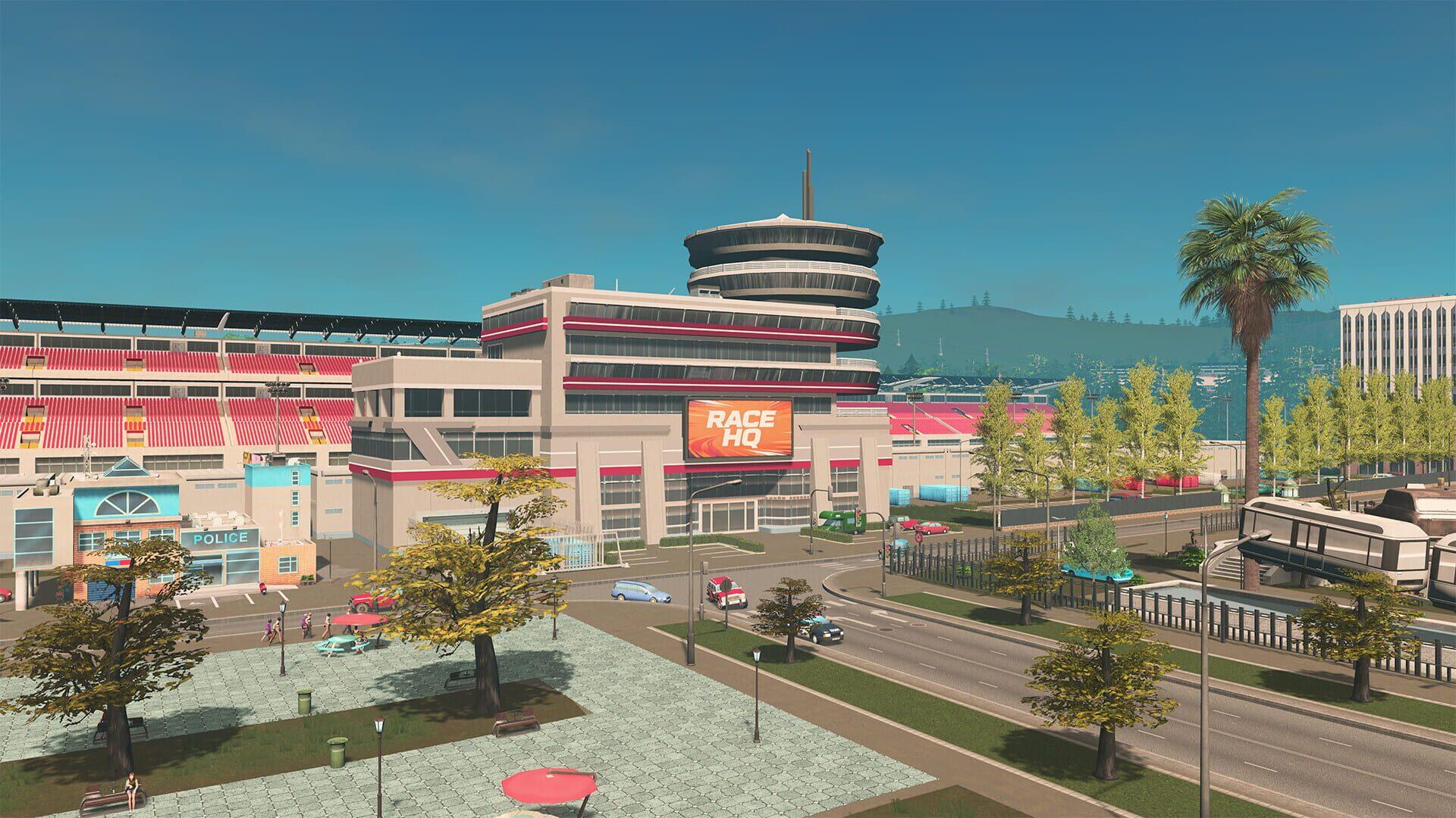 Cities: Skylines - Race Day - świat gry, lokacja