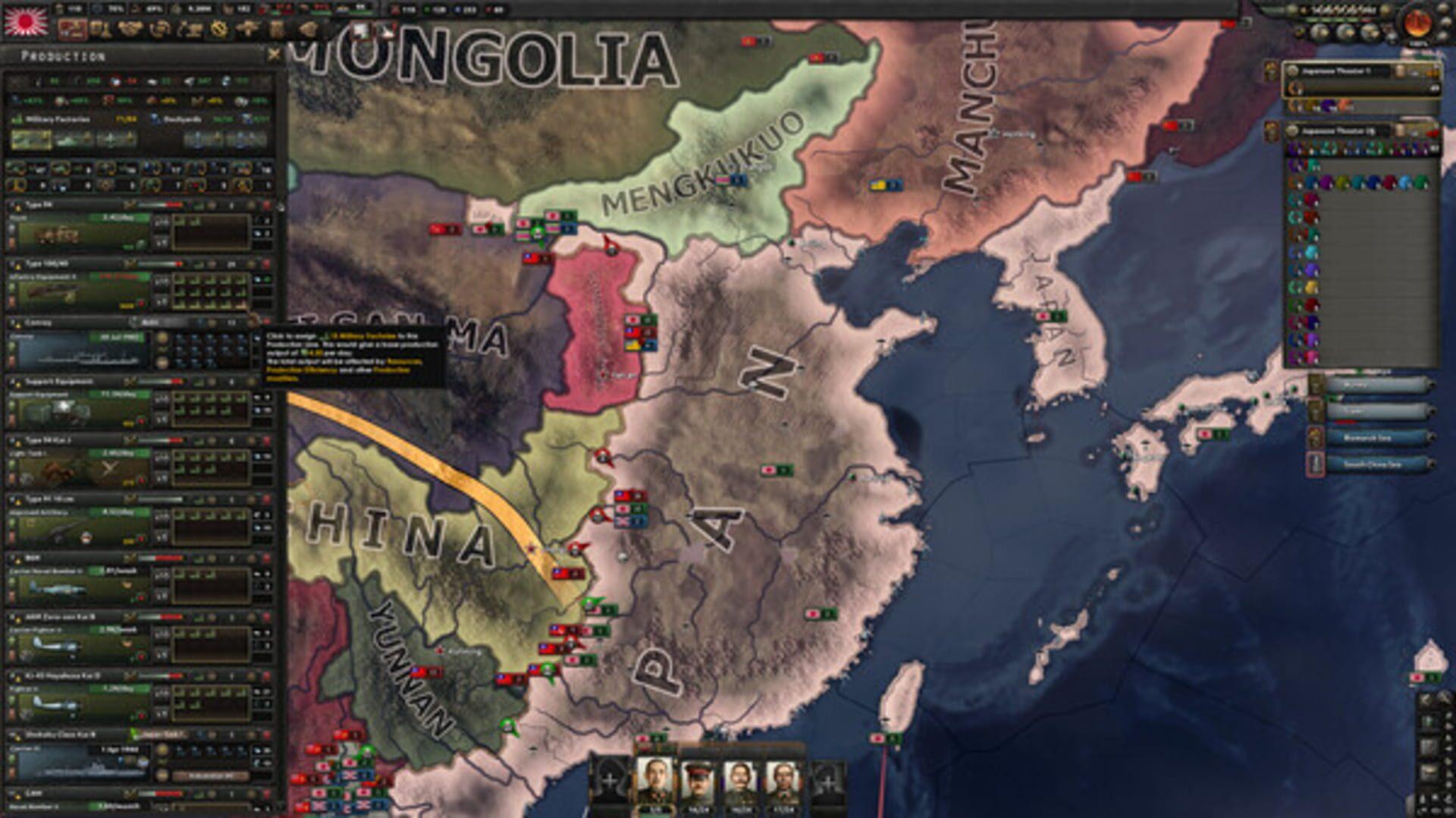 Hearts of Iron IV: Expansion Pass 2 - akcja w grze