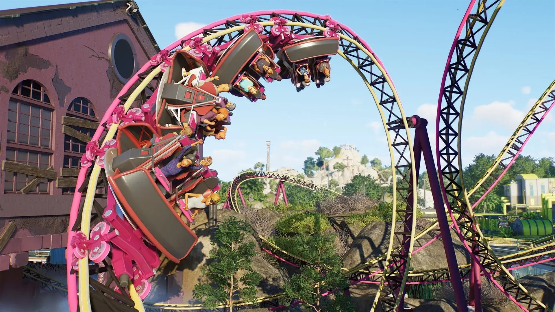 Planet Coaster 2: Thrill-Seekers Ride Pack - świat gry, lokacja